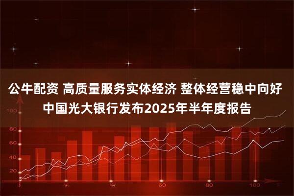 公牛配资 高质量服务实体经济 整体经营稳中向好 中国光大银行发布2025年半年度报告